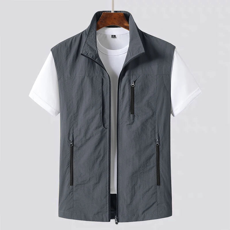 Versatile Multi-pocket Vest for Summer Adventures, Ideal for Outdoor Enthusiasts