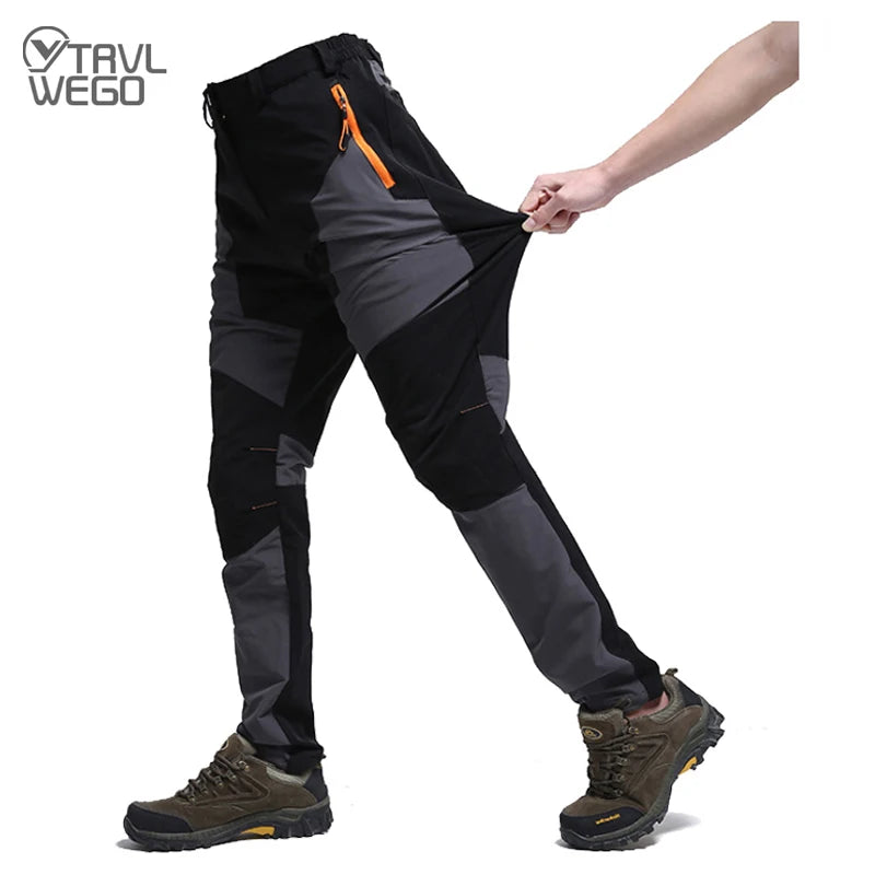 TRVLWEGO Men's Versatile Quick-Dry Pants for Outdoor Activities