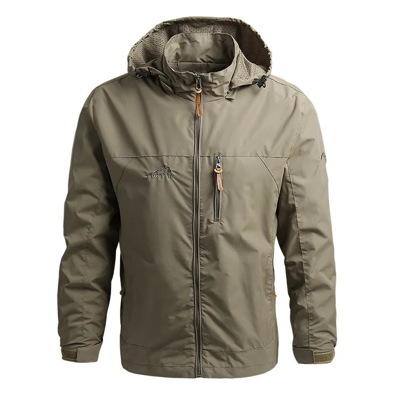 Men's Versatile Waterproof Windbreaker for Outdoor Adventures