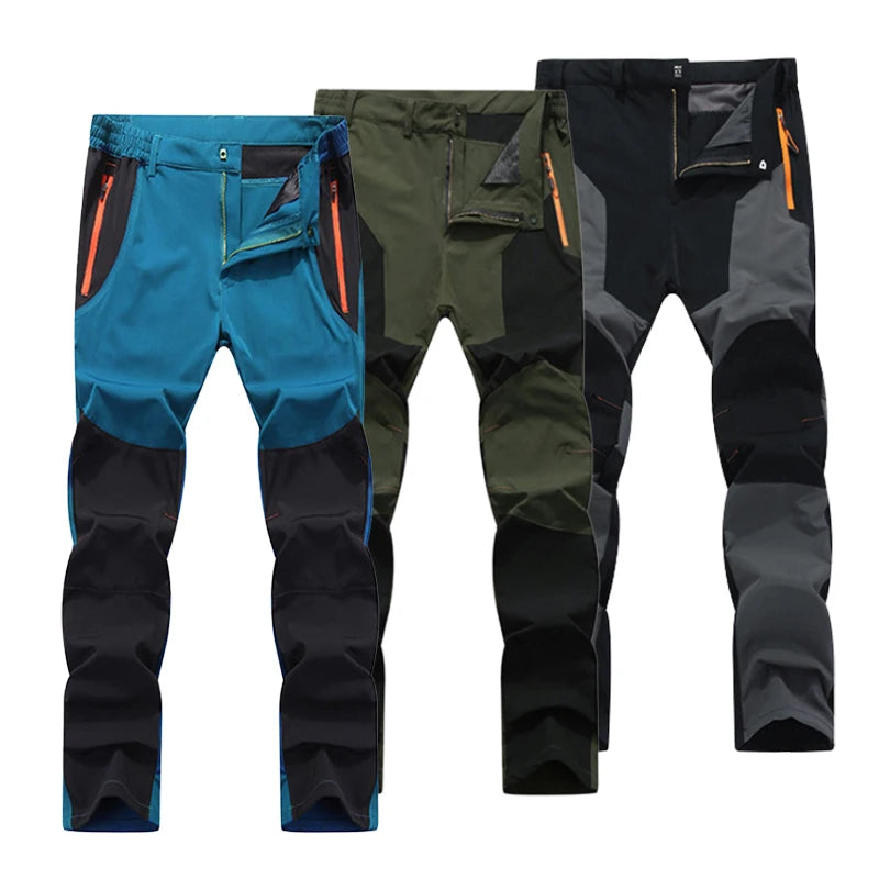 TRVLWEGO Men's Versatile Quick-Dry Pants for Outdoor Activities