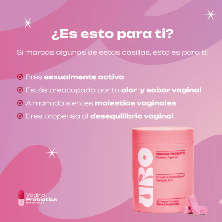URO - Probióticos Vaginales para Mujeres 🌸