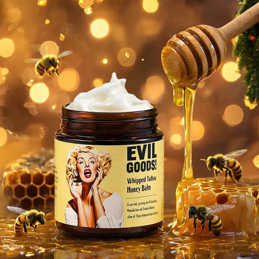 🌿🔥 Evil Goods: Poder natural con Sebo y Miel – El secreto de una piel radiante ✨🍯