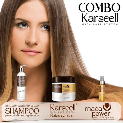 COMBO KARSEELL : CREMA + ACEITE + SHAMPOO ✨